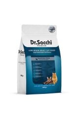 Dr.sacchi Premium Somonlu Ve Ton Balıklı Düşük Tahıllı Yetişkin Kedi Maması 1 Kg