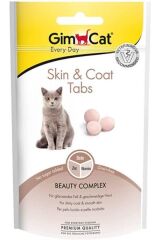 Skin Coat Tabs Deri Ve Tüy Sağlığı Kedi Ödül Tableti 40 gr